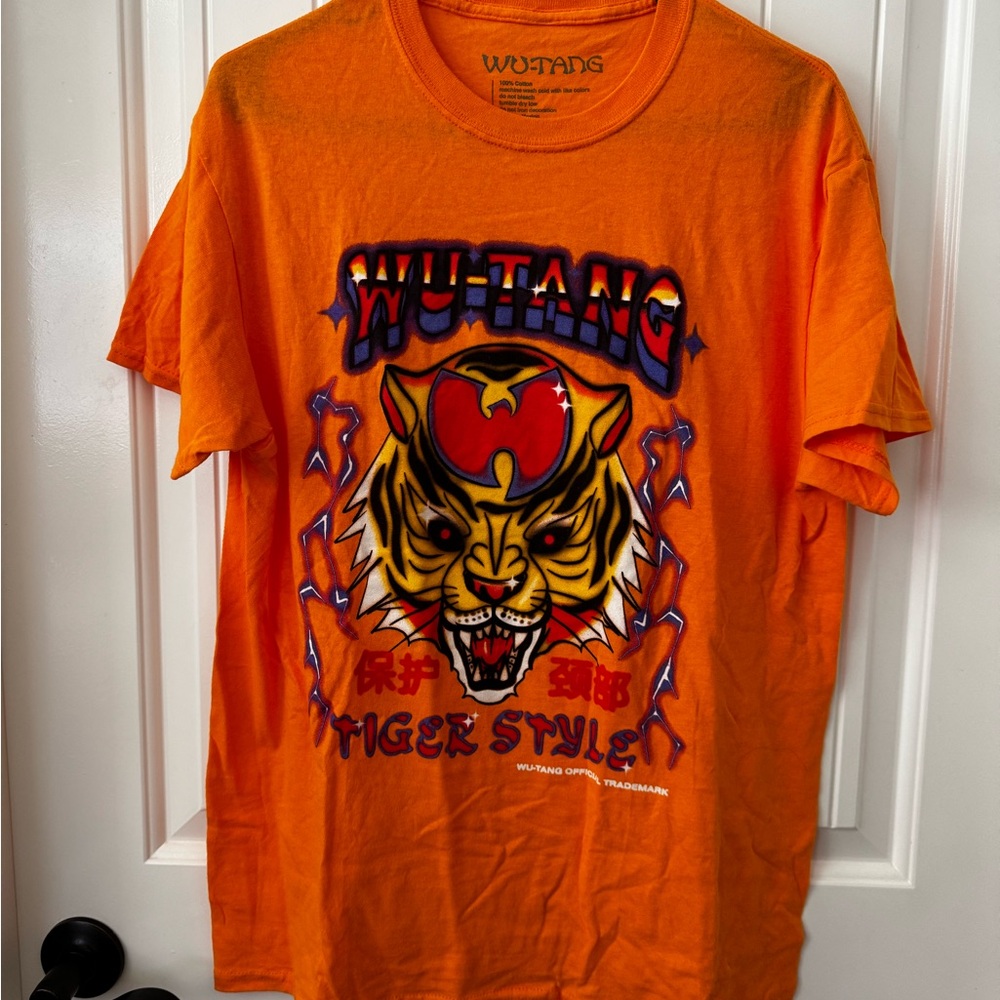 Wu-Tang Orange Graphic T-Shirt